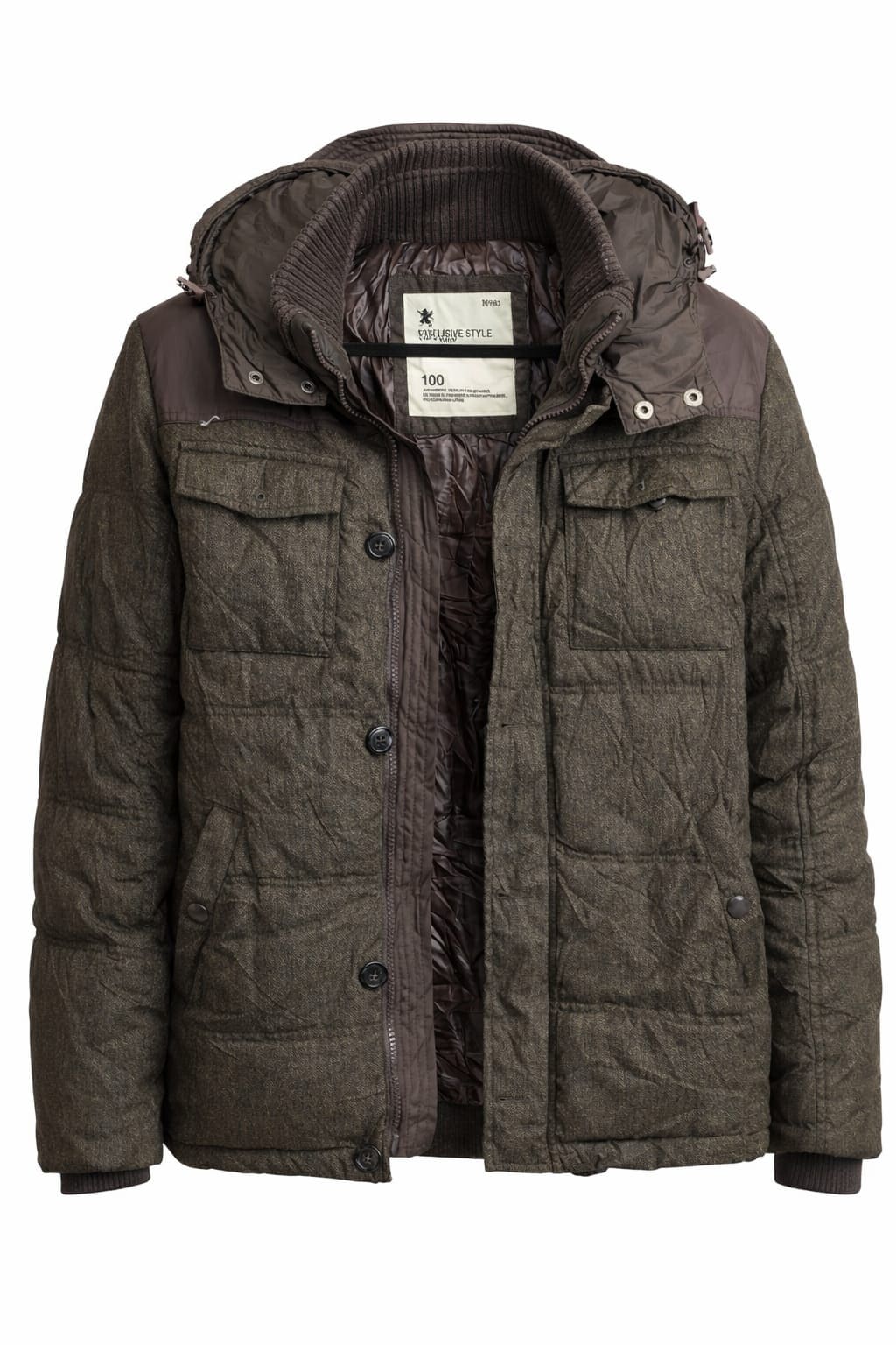 quilted bomber jacket from the South Korean brand TBJ Nearby