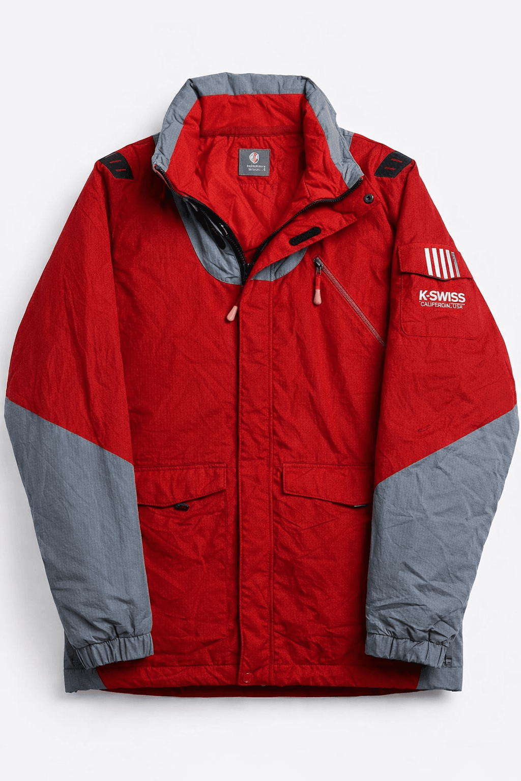 Vintage-Style Performance K-SWISS Ski or Snowboarding Jacket